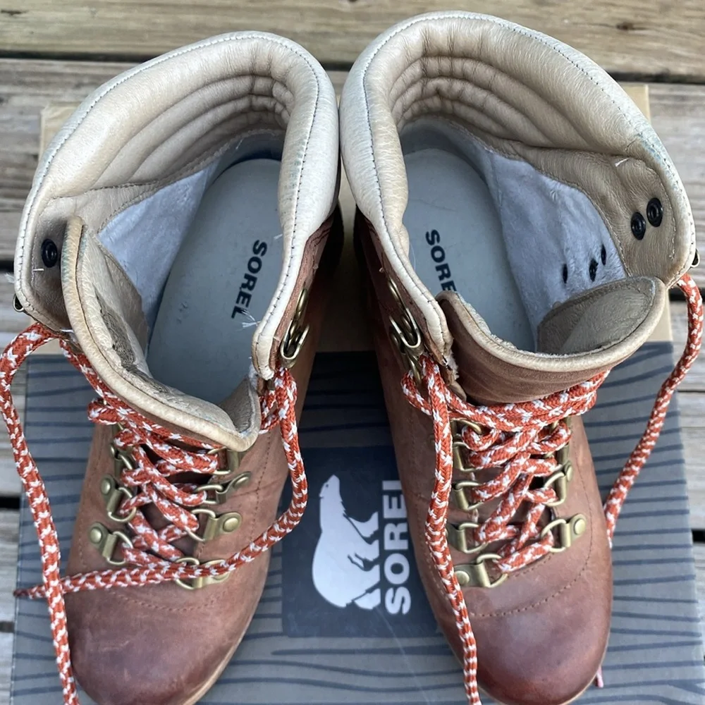 SOREL Conquest Wedge boots. Size 6 US 23cm Brown - Picture 5 of 7